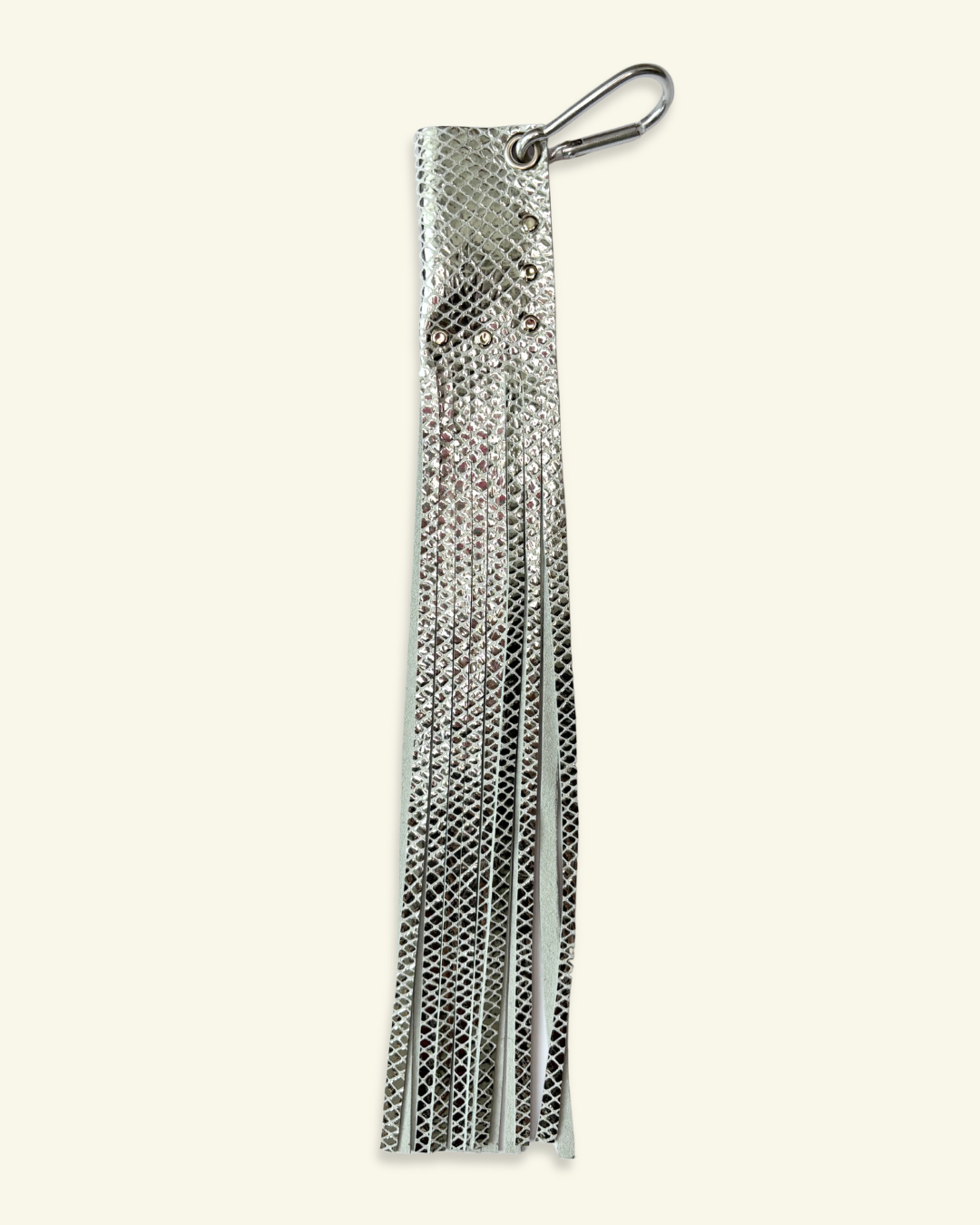 PORTE-BRIQUET À FRANGES [ARGENTÉ]