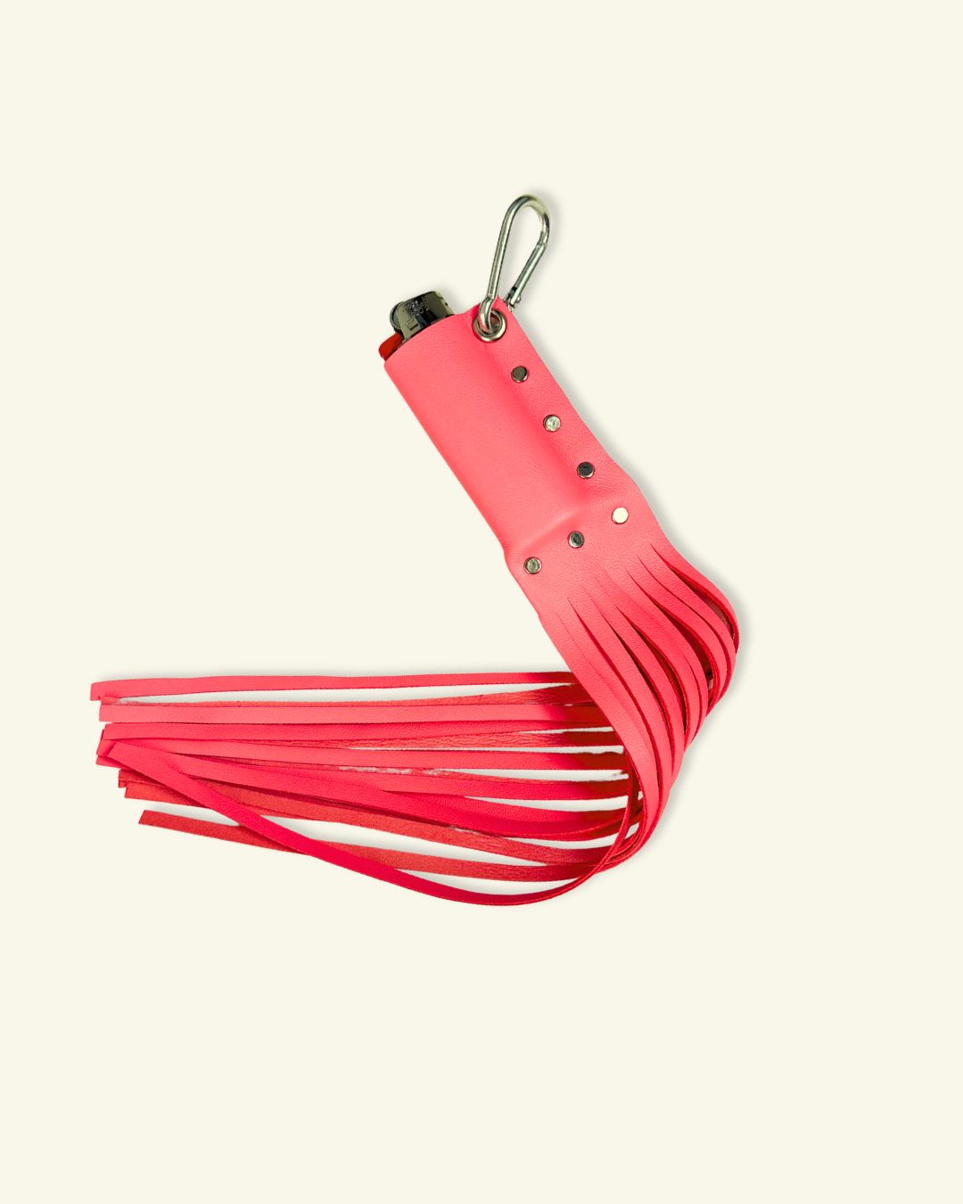 FRINGED LIGHTER HOLDER [RASPBERRY]