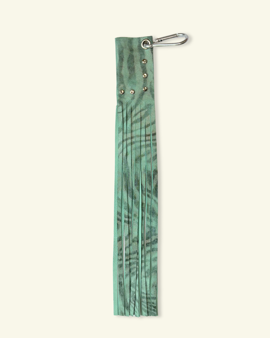 PORTE-BRIQUET À FRANGES [TURQUOISE]