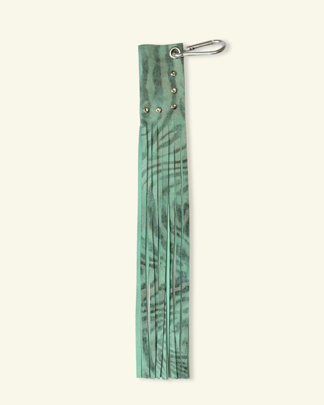 PORTE-BRIQUET À FRANGES [TURQUOISE]
