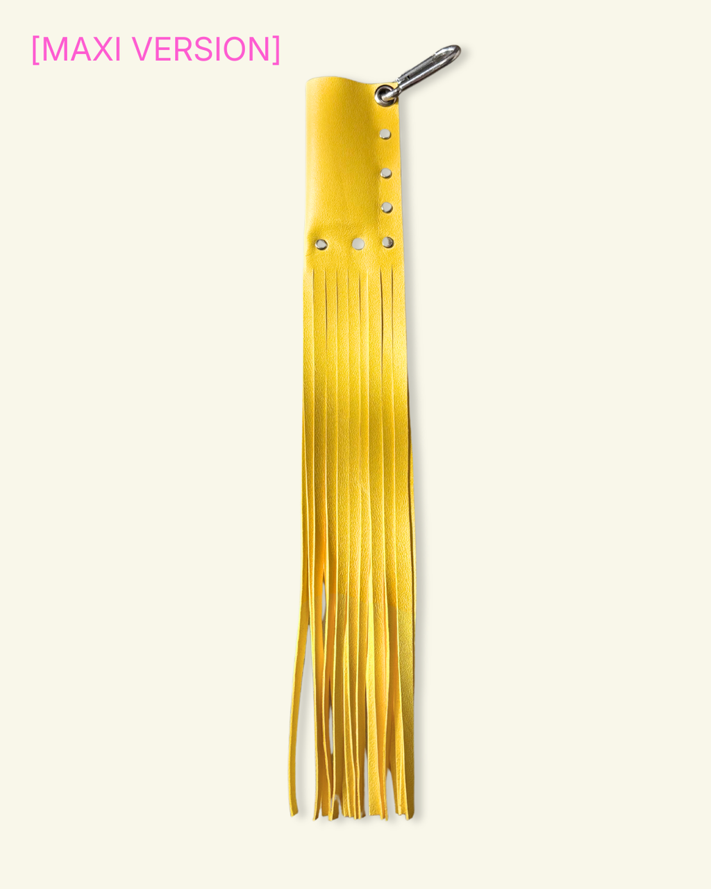 PORTE-BRIQUET À FRANGES - MAXI - [CITRON]