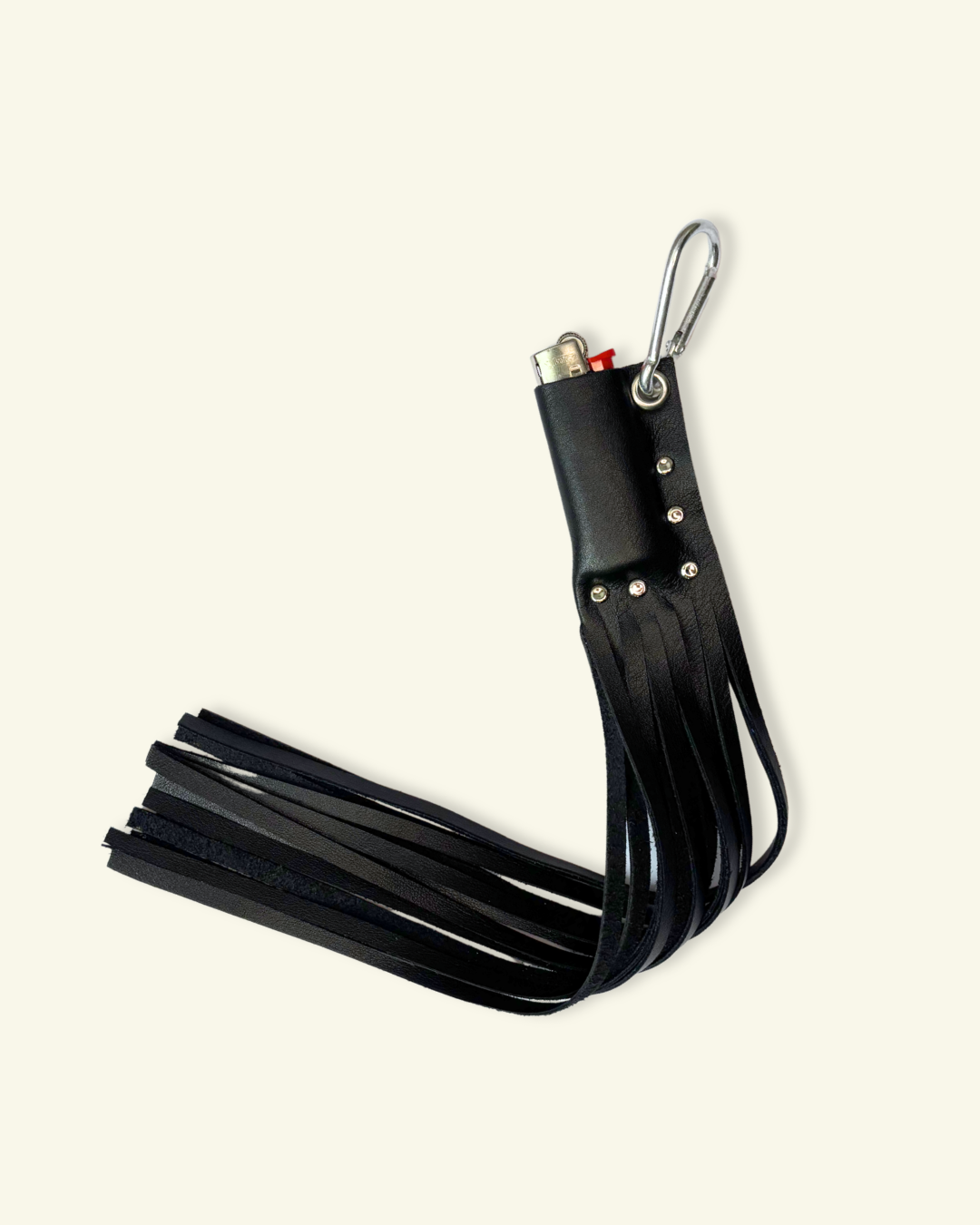 PORTE-BRIQUET À FRANGES [NOIR]