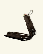 PORTE-BRIQUET À FRANGES [CHOCOLAT]