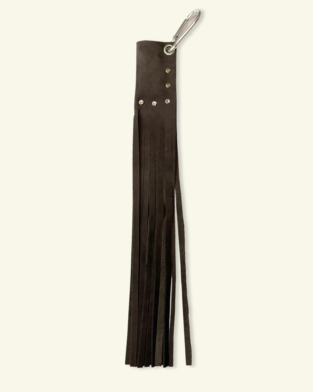 PORTE-BRIQUET À FRANGES [CHOCOLAT]