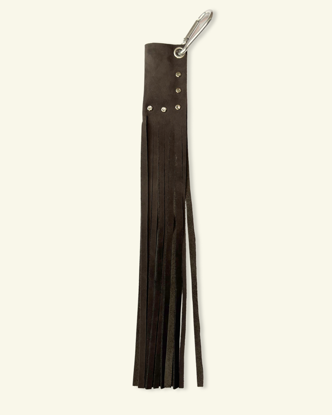 PORTE-BRIQUET À FRANGES [CHOCOLAT]
