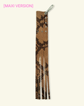 PORTE-BRIQUET À FRANGES - MAXI - [MARRON]