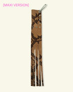 PORTE-BRIQUET À FRANGES - MAXI - [MARRON]