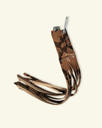 PORTE-BRIQUET À FRANGES - MAXI - [MARRON]