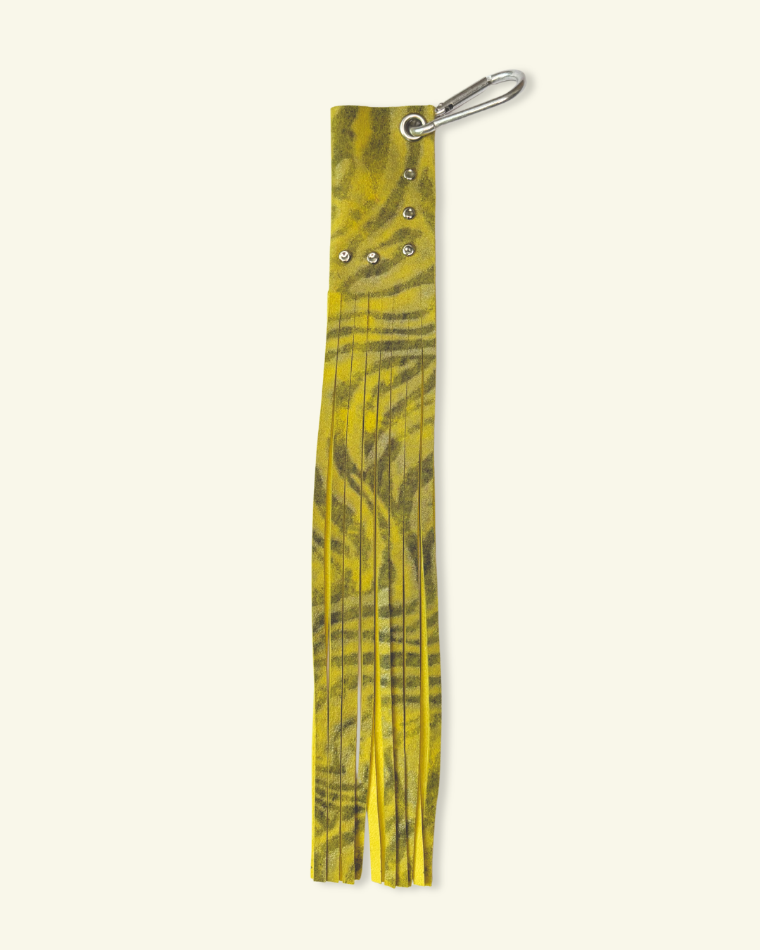 PORTE-BRIQUET À FRANGES [JAUNE]